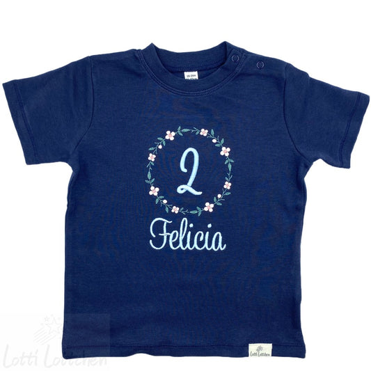 Hochwertig-besticktes-Geburtstagsshirt-Blumenkranz-mit-Name-Lotti-Lottchen
