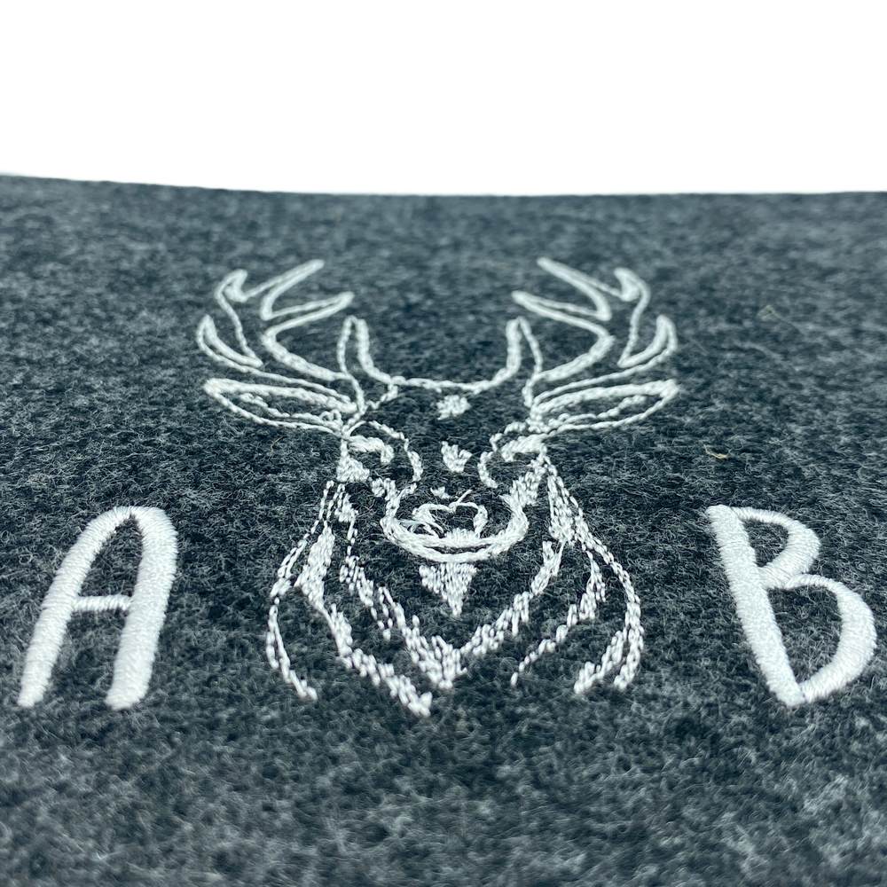 Hochwertig bestickte personalisierte Geschenke Filztaschen Lotti Lottchen