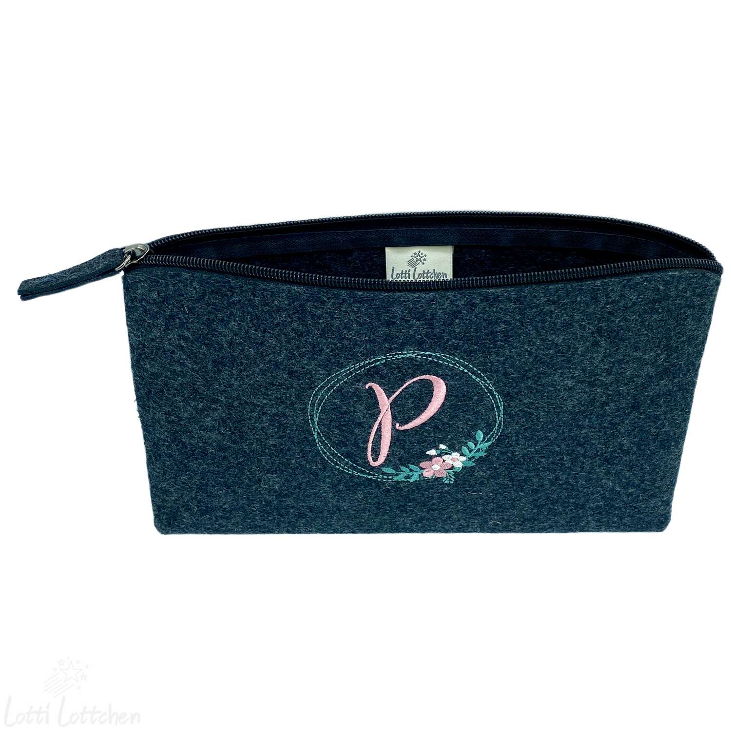 Hochwertig bestickte personalisierte Geschenke Filztaschen Lotti Lottchen