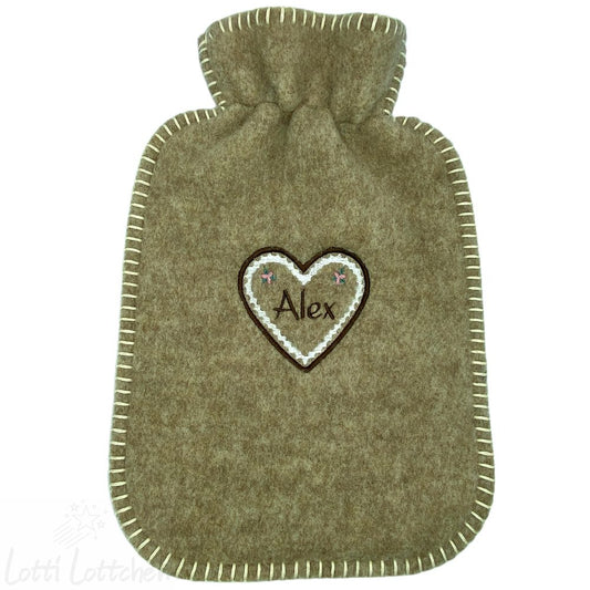 personalisierte Bio Waermflasche Schurwolle Lotti Lottchen