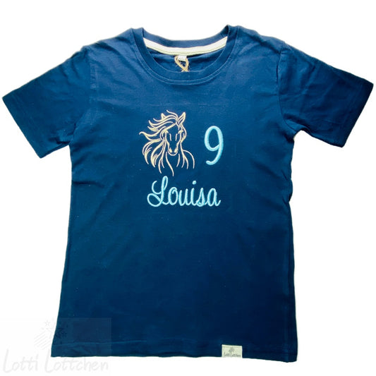 Personalisiertes Geburtstagsshirt Pferd