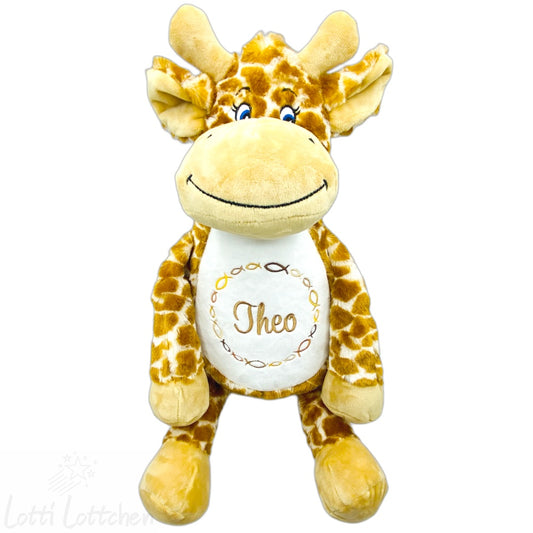 Hochwertig-besticktes-Kuscheltier-Giraffe-mit-Name-Lotti-Lottchen