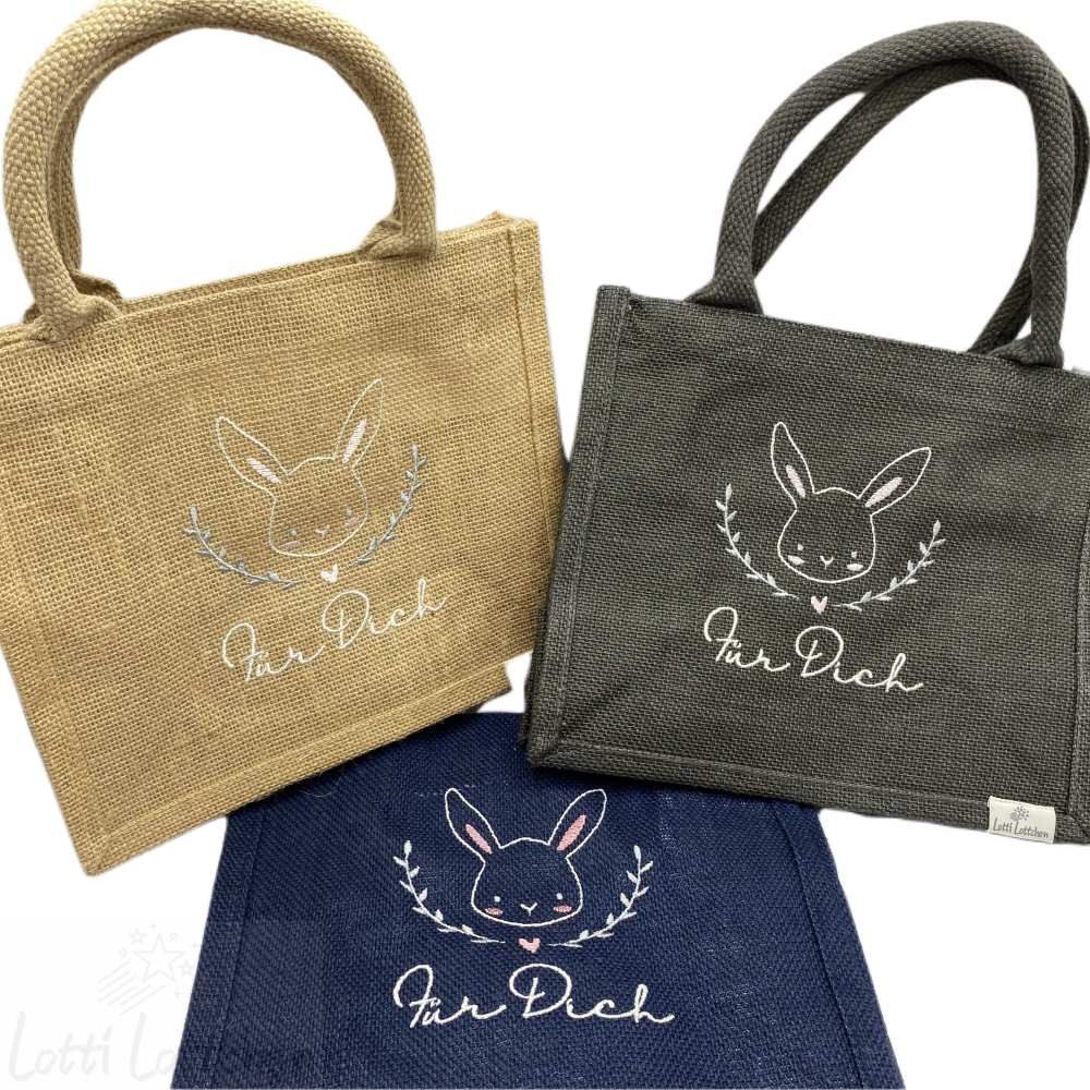 Personalisierte Jutetasche Geschenke Pferd Lotti Lottchen