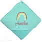 Hochwertig-besticktes-Kapuzenbadetuch-Regenbogen-mit-Name-Lotti-Lottchen