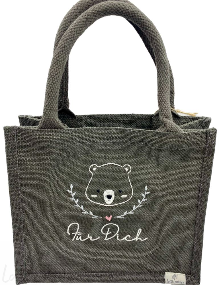 Personalisierte Jutetasche Geschenke Baer Lotti Lottchen