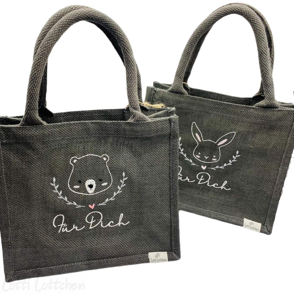 Personalisierte Jutetasche Geschenke Baer Lotti Lottchen