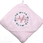 Hochwertig-besticktes-Kapuzenbadetuch-Blumenkranz-mit-Name-Lotti-Lottchen