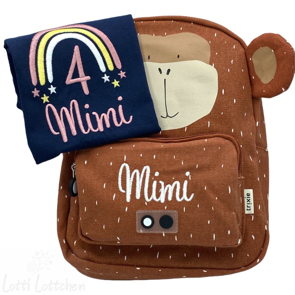 Hochwertig-bestickter-Kindergartenrucksack-Affe-mit-Name-Lotti-Lottchen