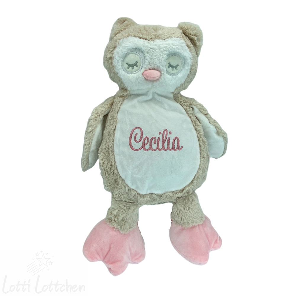 Hochwertig-besticktes-Kuscheltier-Eule-mit-Name-Lotti-Lottchen