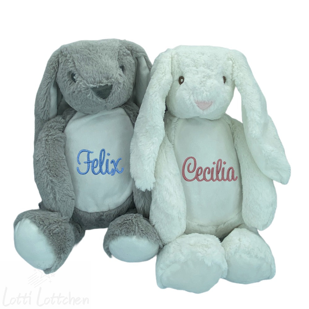 Hochwertig-besticktes-Kuscheltier-Hase-mit-Name-Lotti-Lottchen