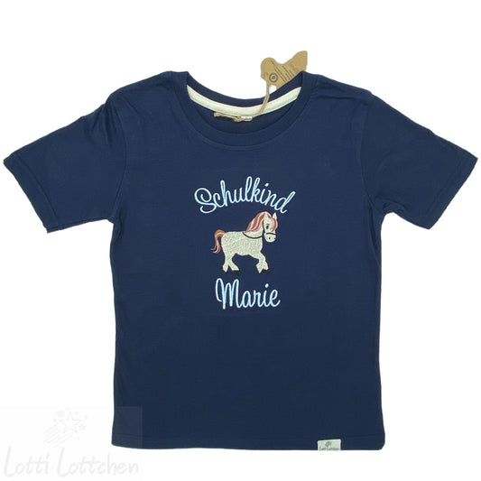 Hochwertig-besticktes-Schulkindshirt-Pferd-mit-Name-Lotti-Lottchen