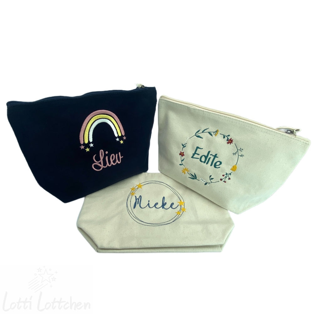 Hochwertig-bestickter-Waschbeutel-Regenbogen-mit-Name-Lotti-Lottchen