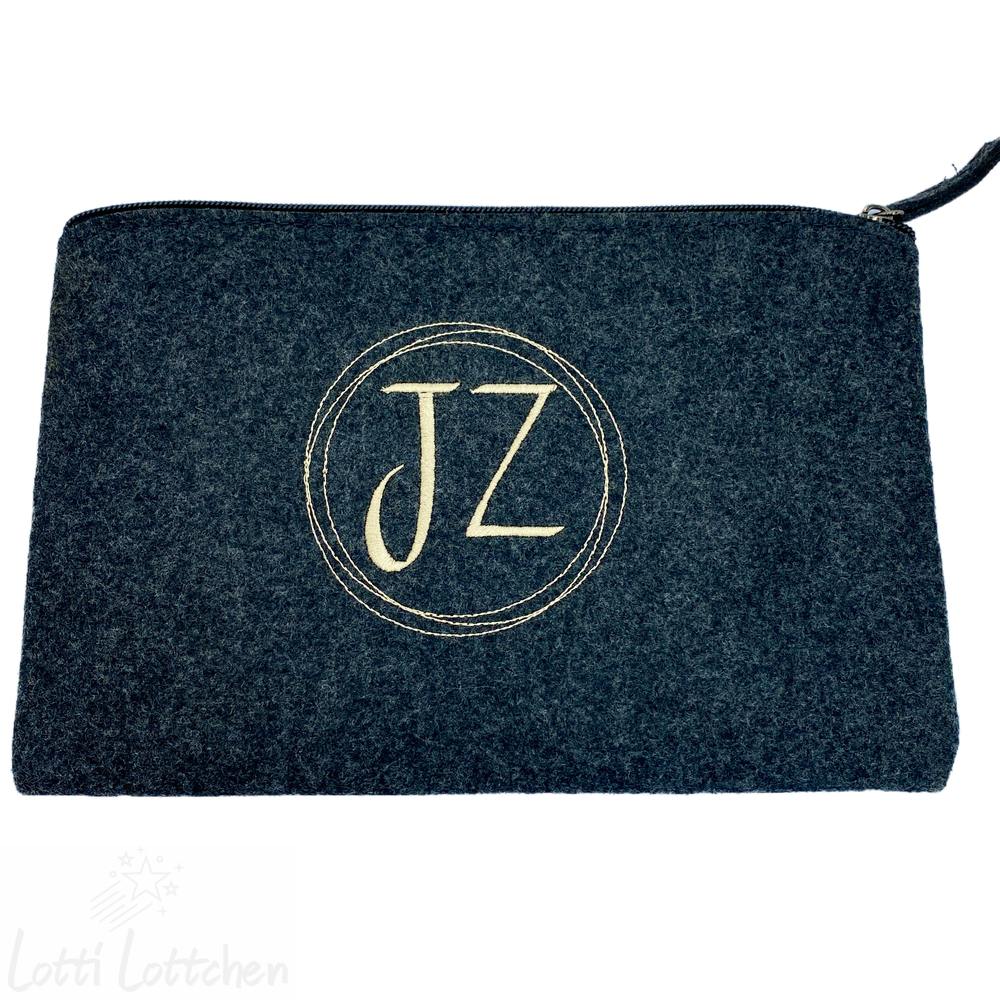 Hochwertig bestickte personalisierte Geschenke Filztaschen Lotti Lottchen