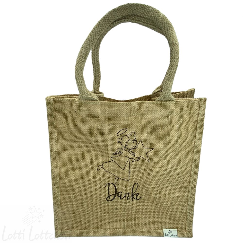 Personalisierte Jutetasche Geschenke Engel Lotti Lottchen